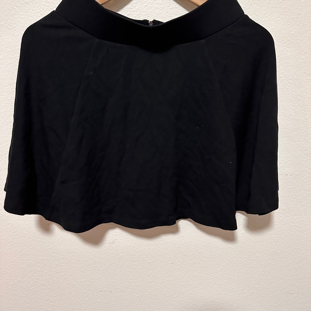 H&M Classic Black A-Line Skirt
